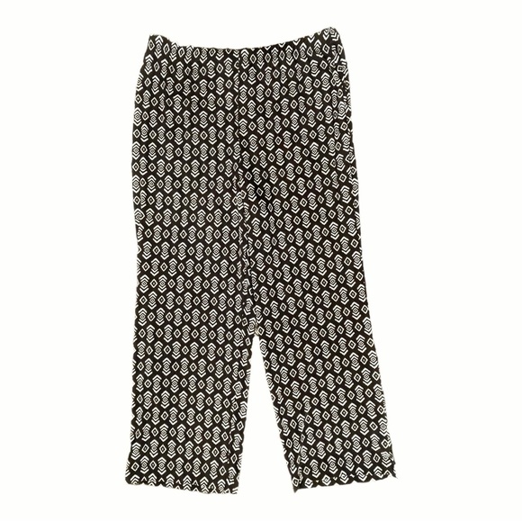 Chico's Travelers Tribal Geometric Pants - Picture 3 of 4